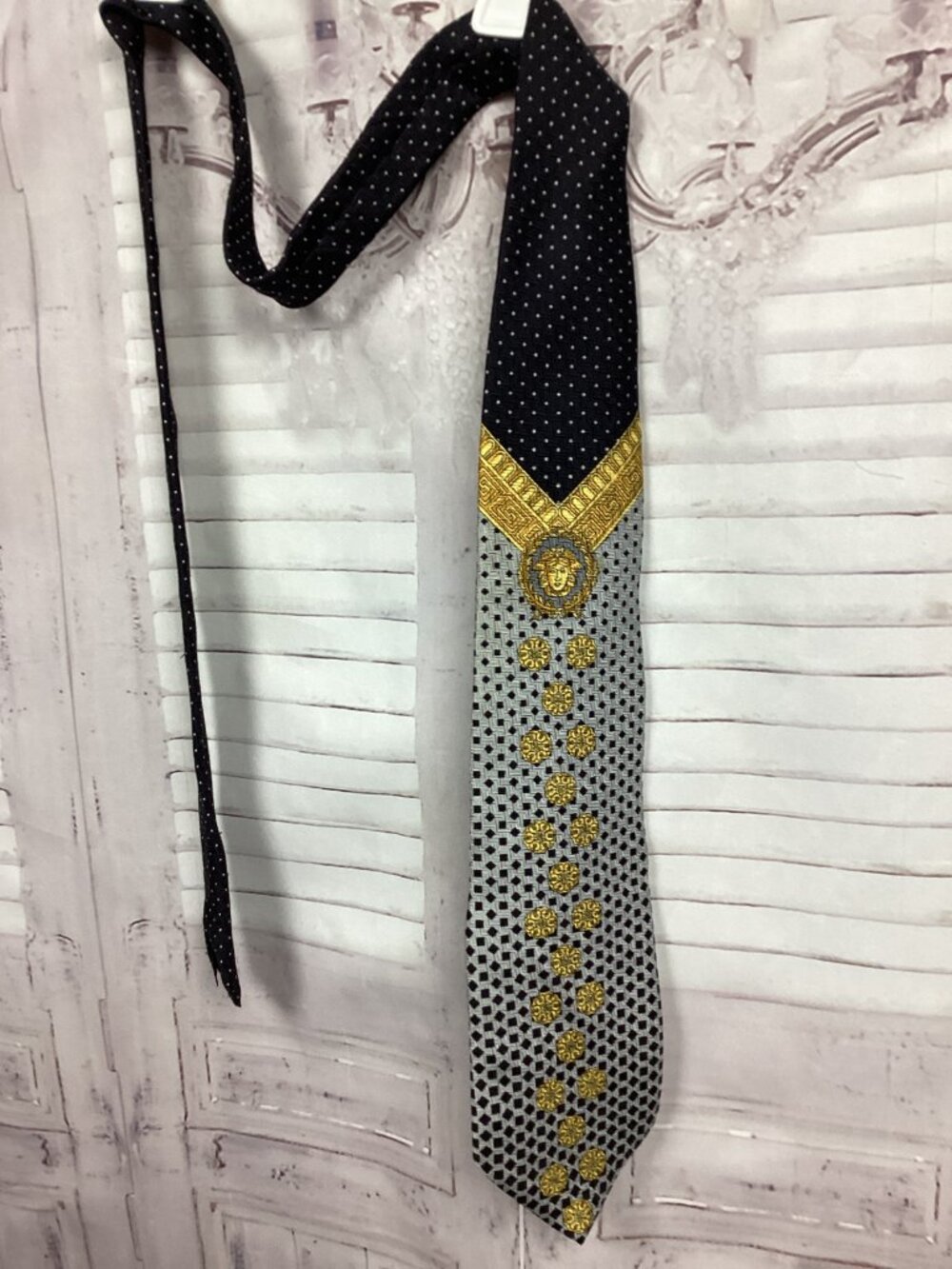Gianni Versace Tie Silk Vintage - Picture 2 of 9